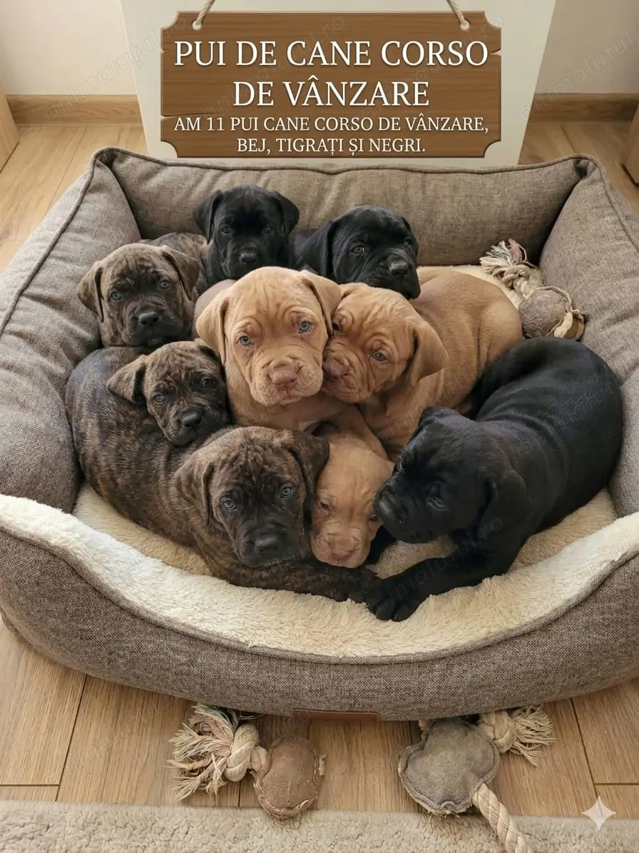 Pui de vânzare - Cane Corso rasă pură