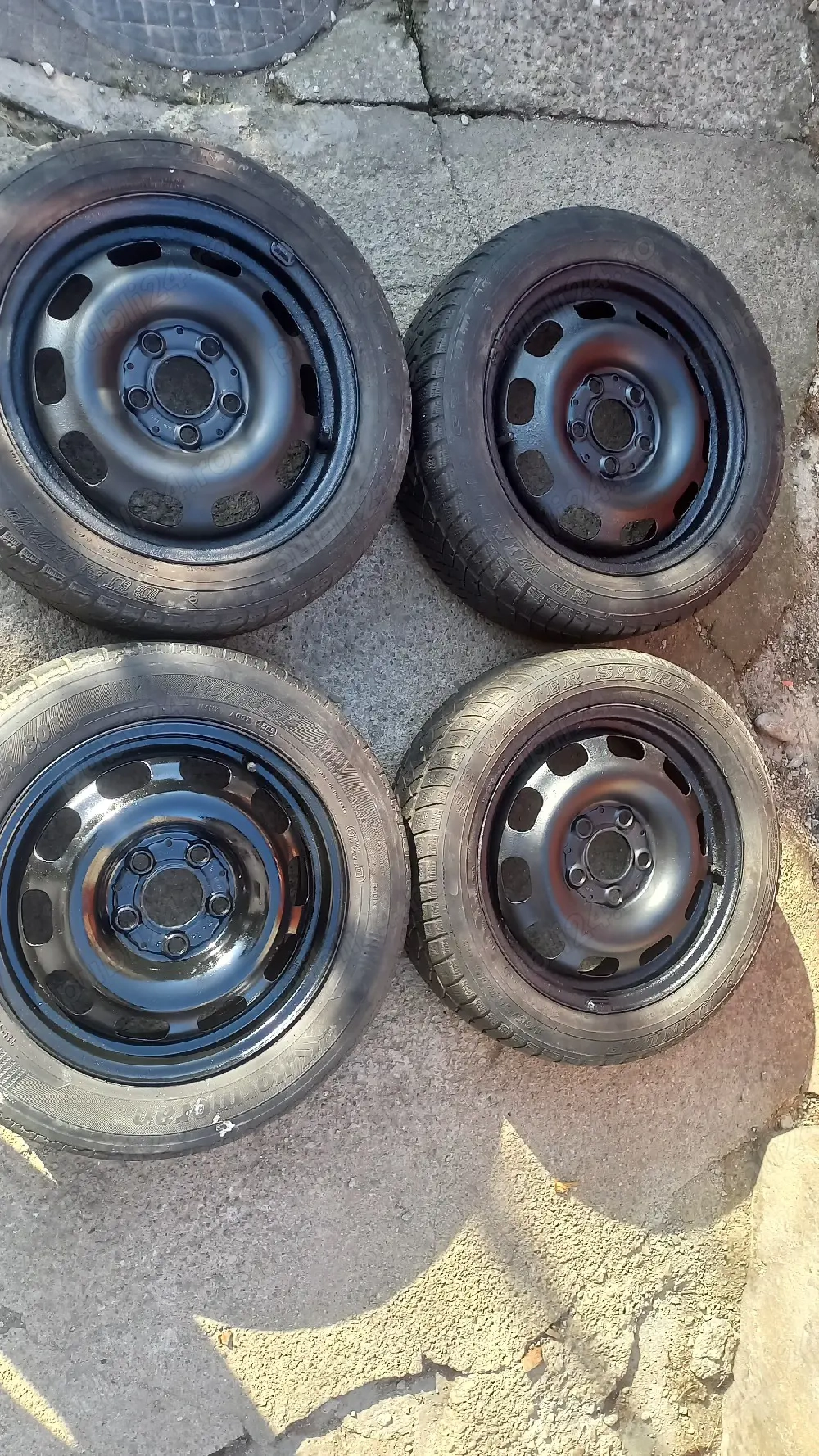 Jante tabla R15, 5x112, originale Mercedes