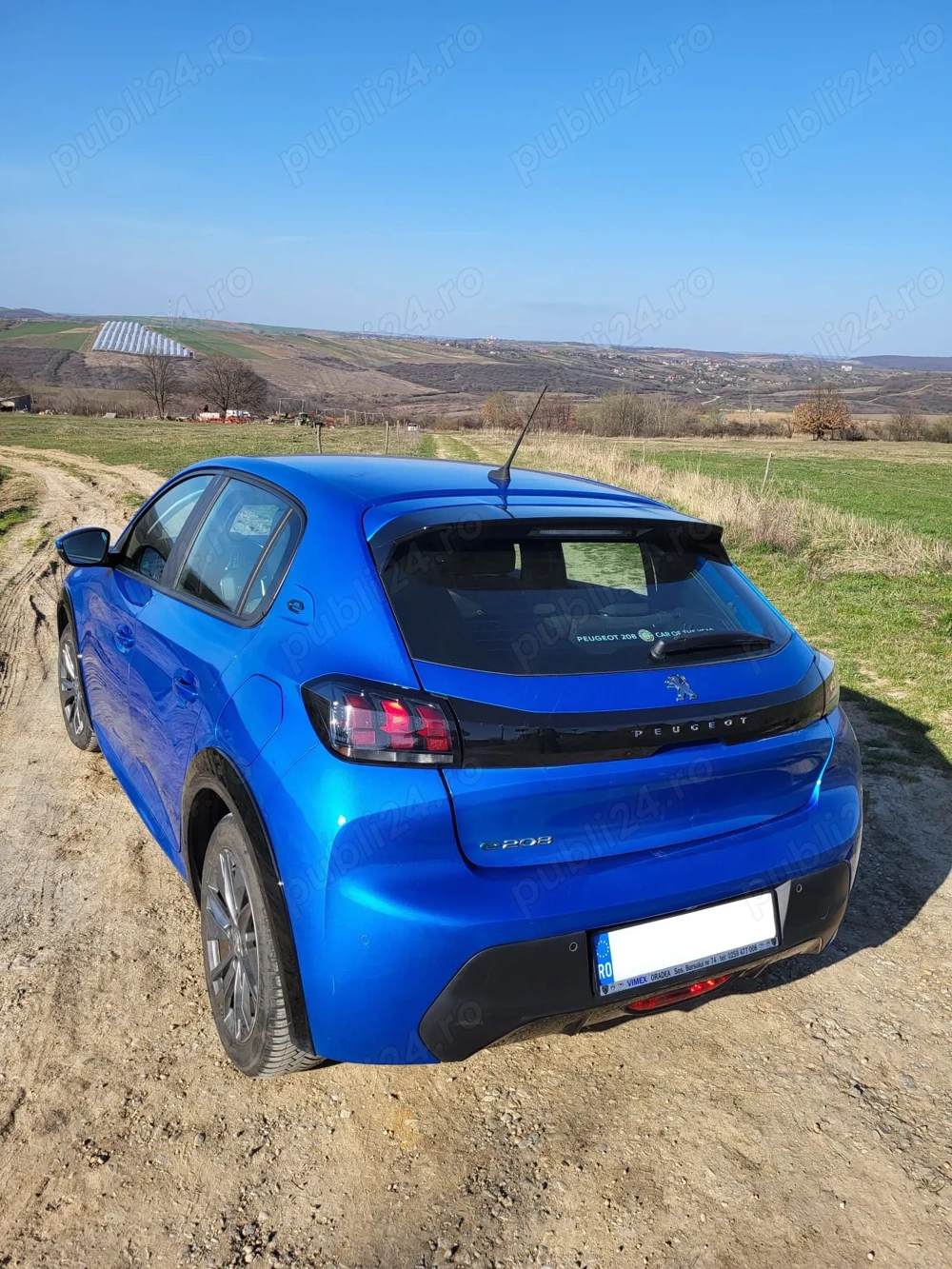 Peugeot e-208, 50kW, 136cp, Active, electric, 2020, albastru