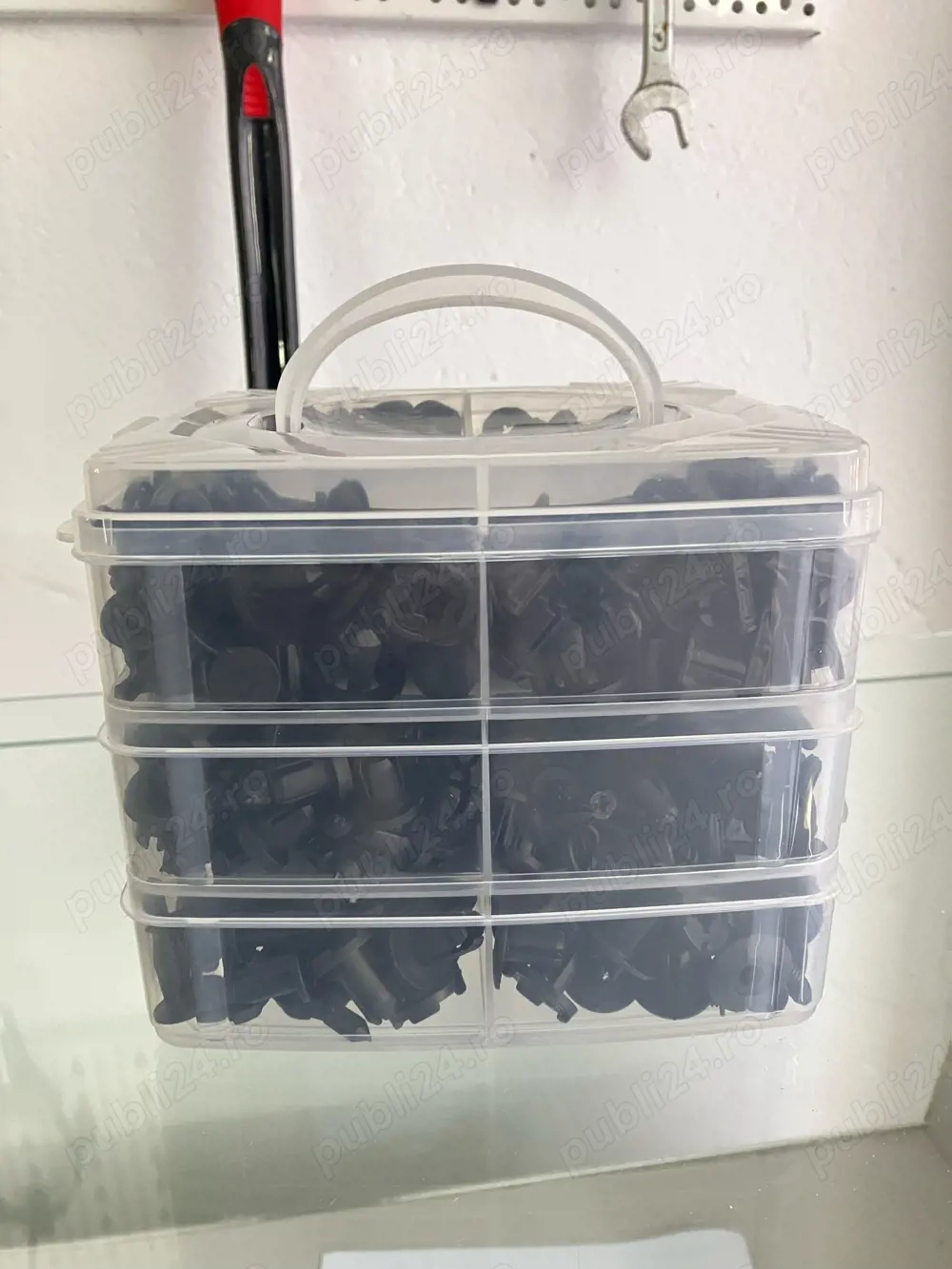 set cleme/clipsuri fixare si legaturi pentru cabluri 630 piese