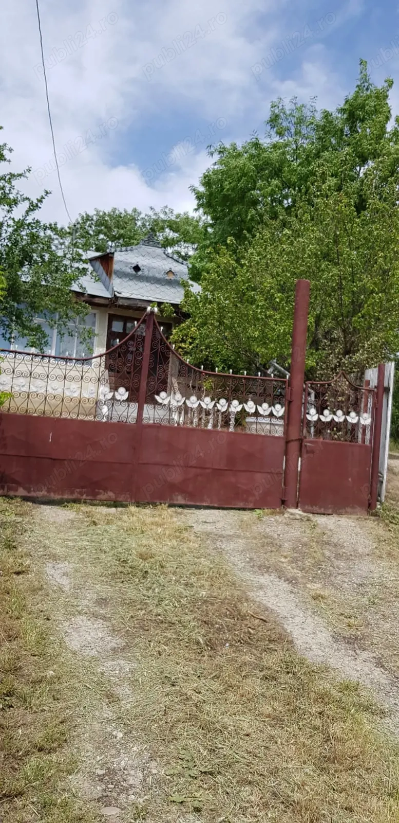 Casa de vanzare in satul Muntenii de Jos in spatele primăriei 