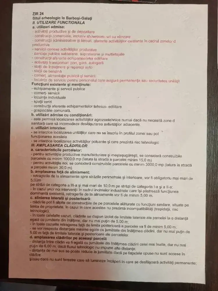 teren intravilan Barbosi