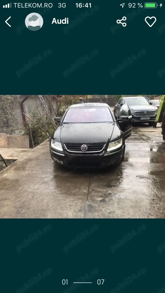 Dezmembrez vw Phaeton 3.0 Diesel fabricatie 2009