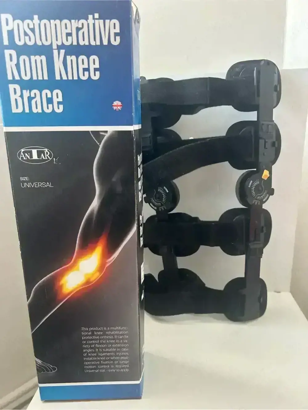 Orteza genunchi postoperatorie ANTAR - marime universala, limitator 120 grade