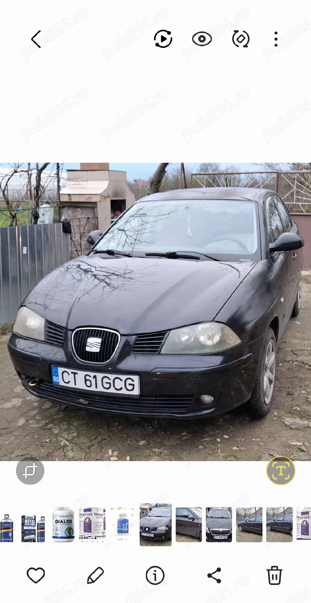 vînd mașină seat cordoba