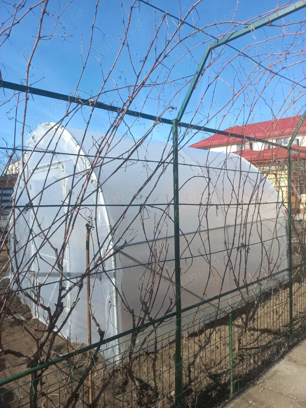 Producem solar legume complete teava zincata folie UV 180 microni garantie 3 ani laterale aerisire +