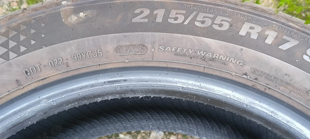 Vand set anvelope 215/55 R17 vara