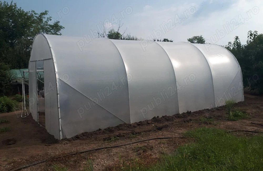 Vindem solarii gradina complete teava zincata folie 180 microni 3 ani garantie kit complet montaj in