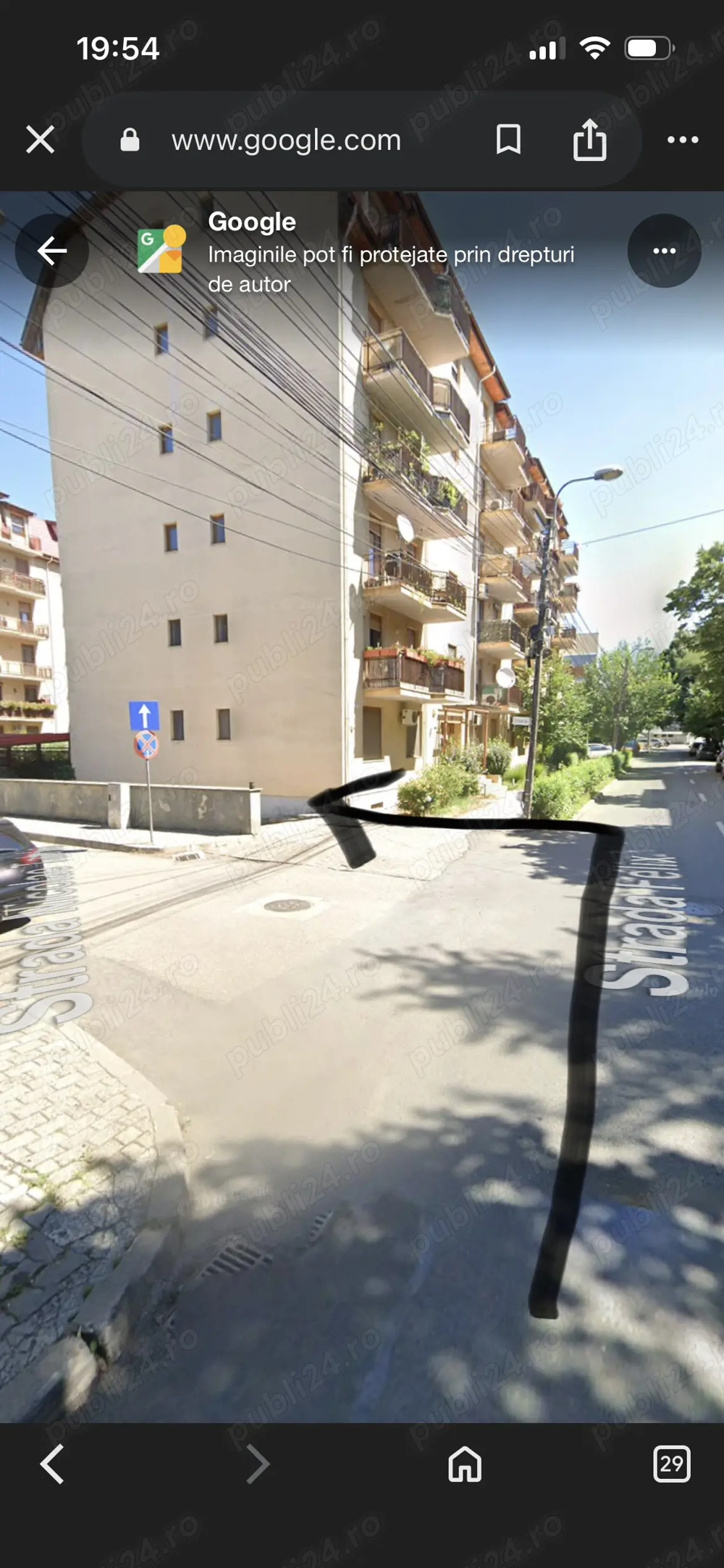 Închiriez loc de parcare subteran, acces cu telecomandă, zona Aradului, strada Felix 