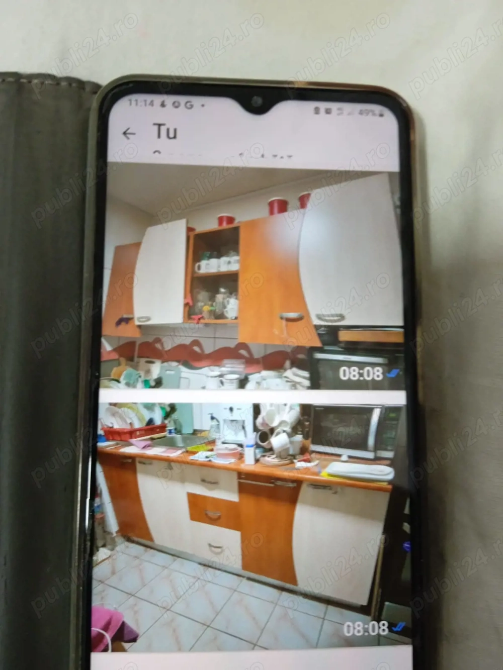 Mobilier bucătărie lungime 2 m cires