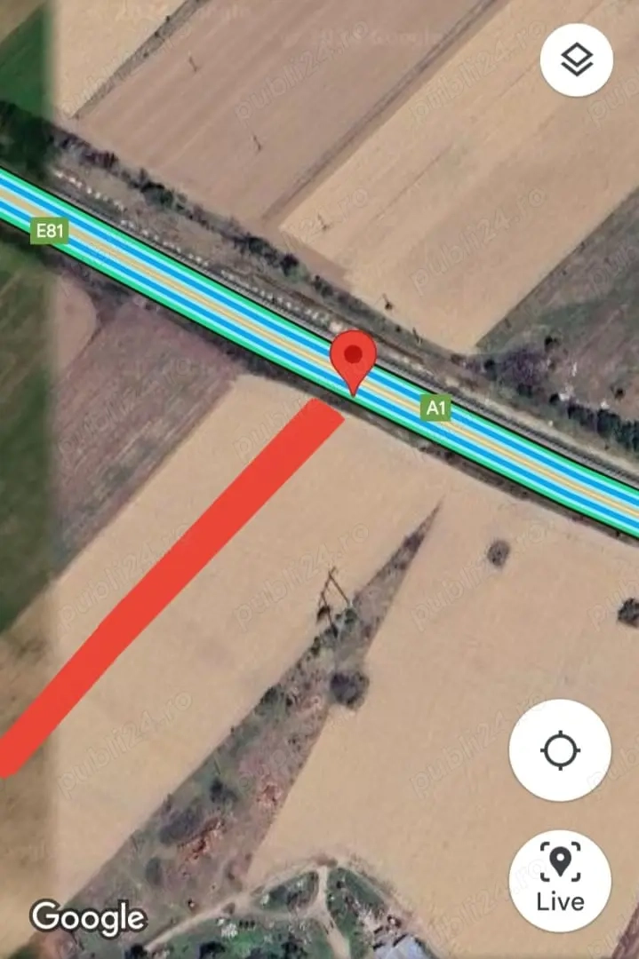 teren de vanzare autostrada A1 București-Pitești