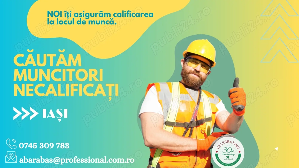  Angajam Muncitori Necalificati 