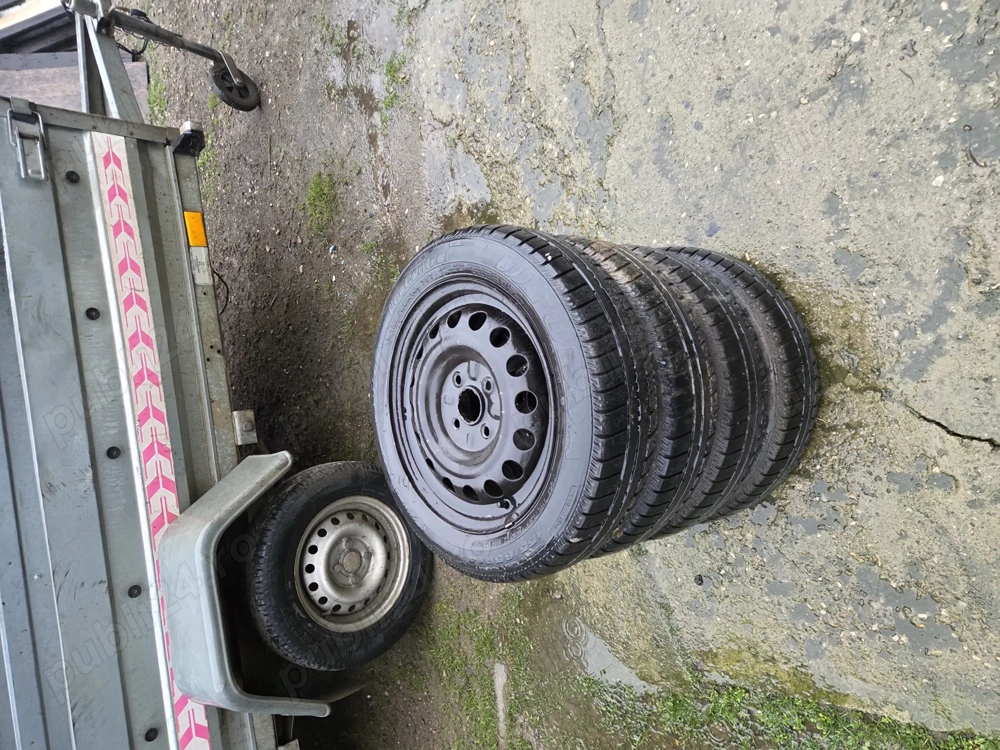 Roti vara cu jante de tabla 155/65 R16  Citroen C1 sau Peugeot 107