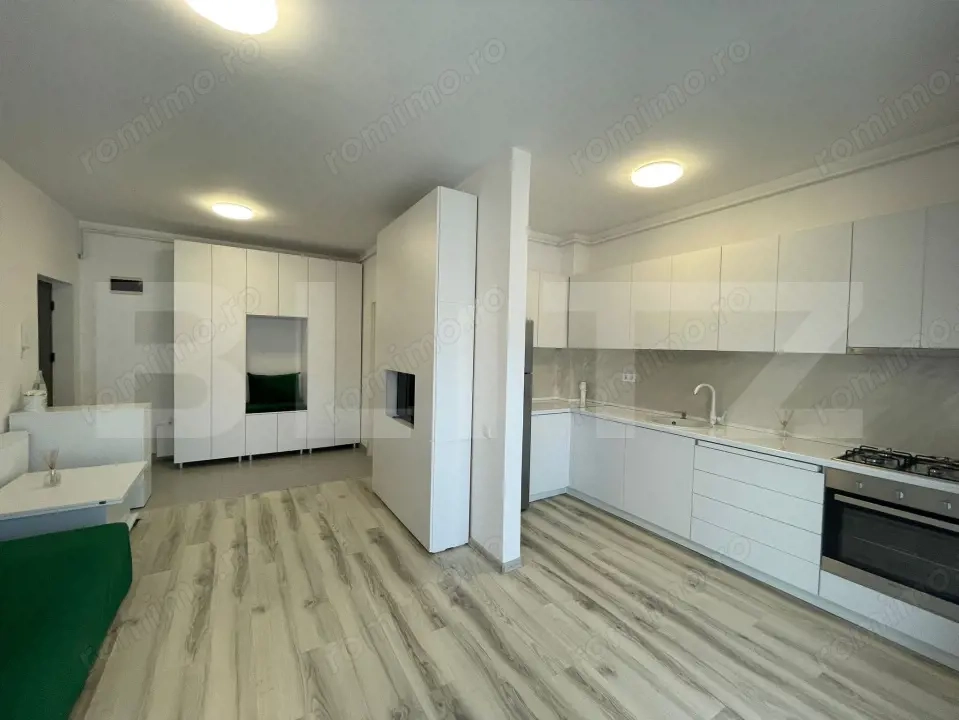 Apartament luminos, modern 2 camere, 42mp, balcon generos, parcare, zona Cetatii