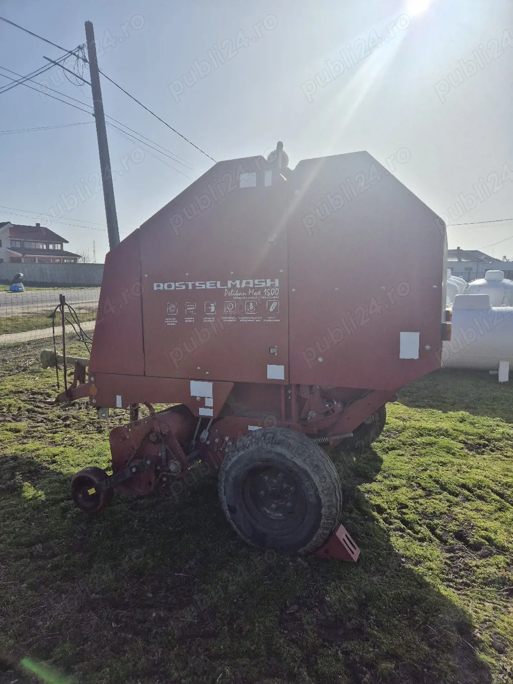 Balotiera Rostelmash Pelikan max 1500 baloti rotunzi