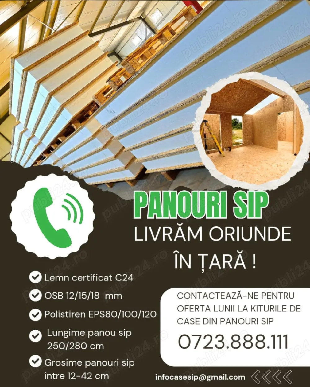 Kit case din Panouri Sip Premium