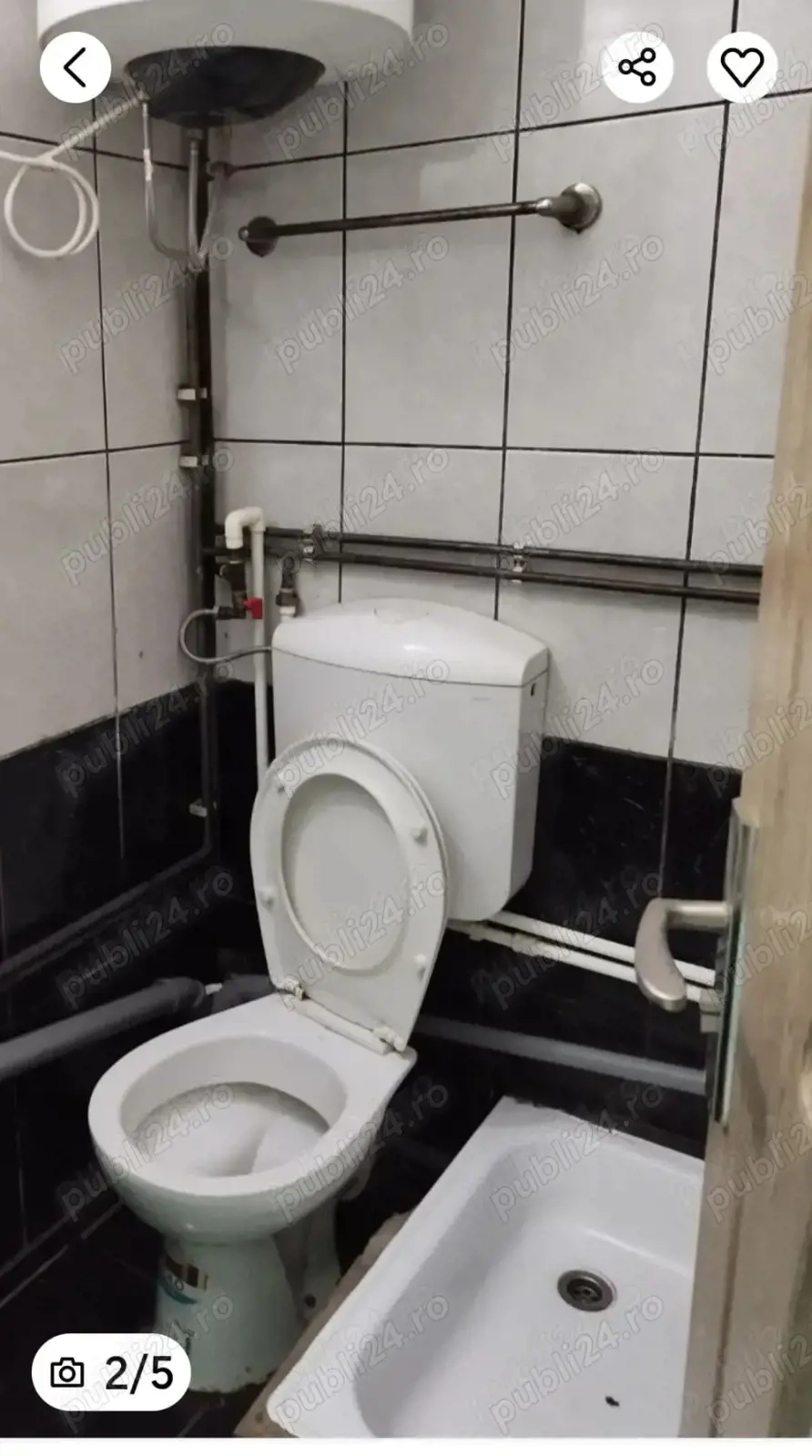 Podul de Piatra - garsoniera cu baie din constructie