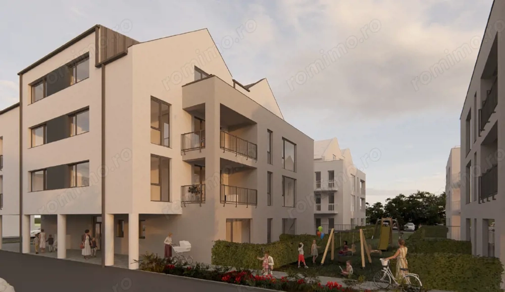 De vanzare apartament cu o camera-studio cu gradina proprie, bloc nou, zona Freidorf 