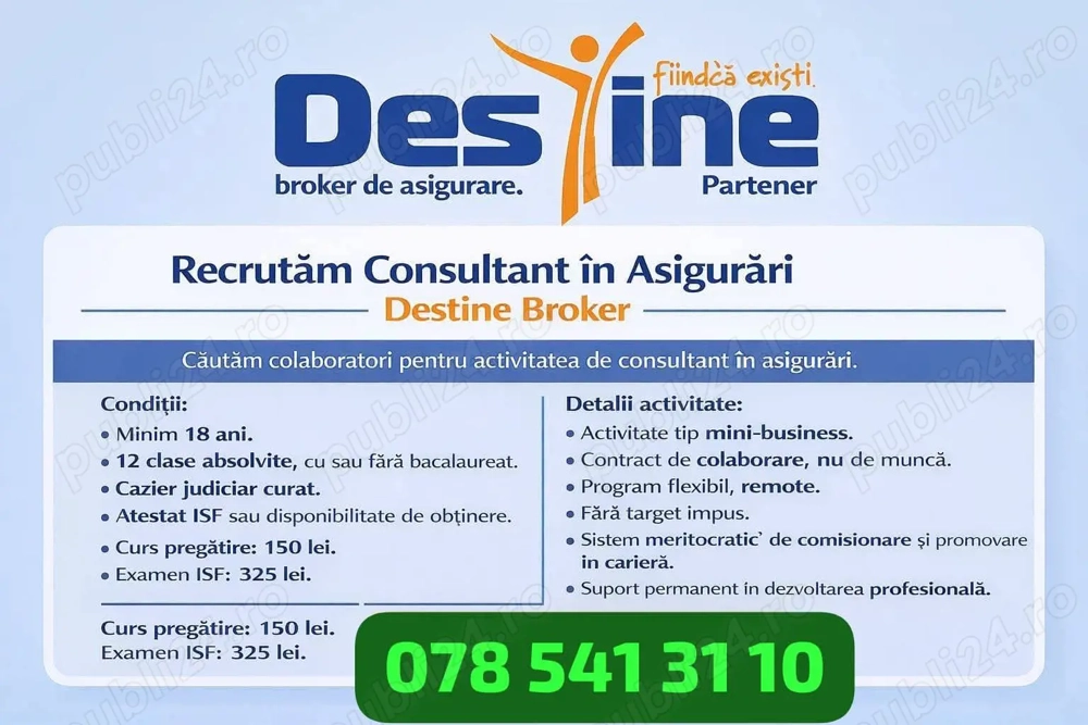 Consultant Asigurari si Vacante