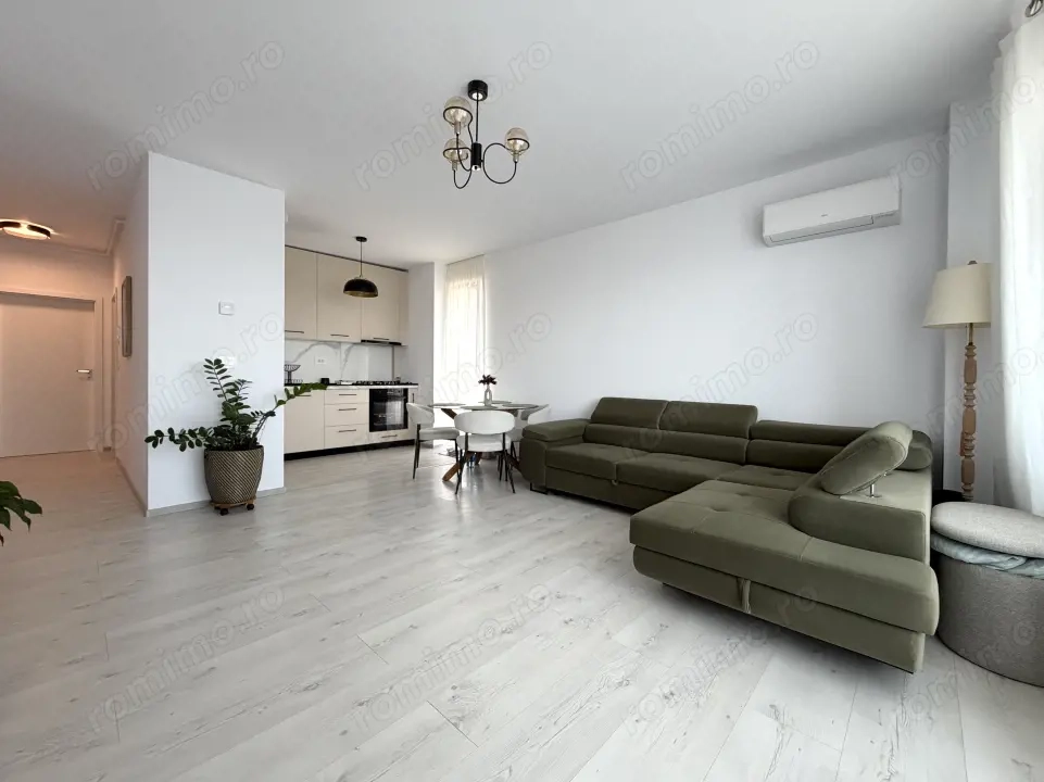 Apartament 2 camere, open space, 59 mp utili, mobilat - COMPLEX IRIS