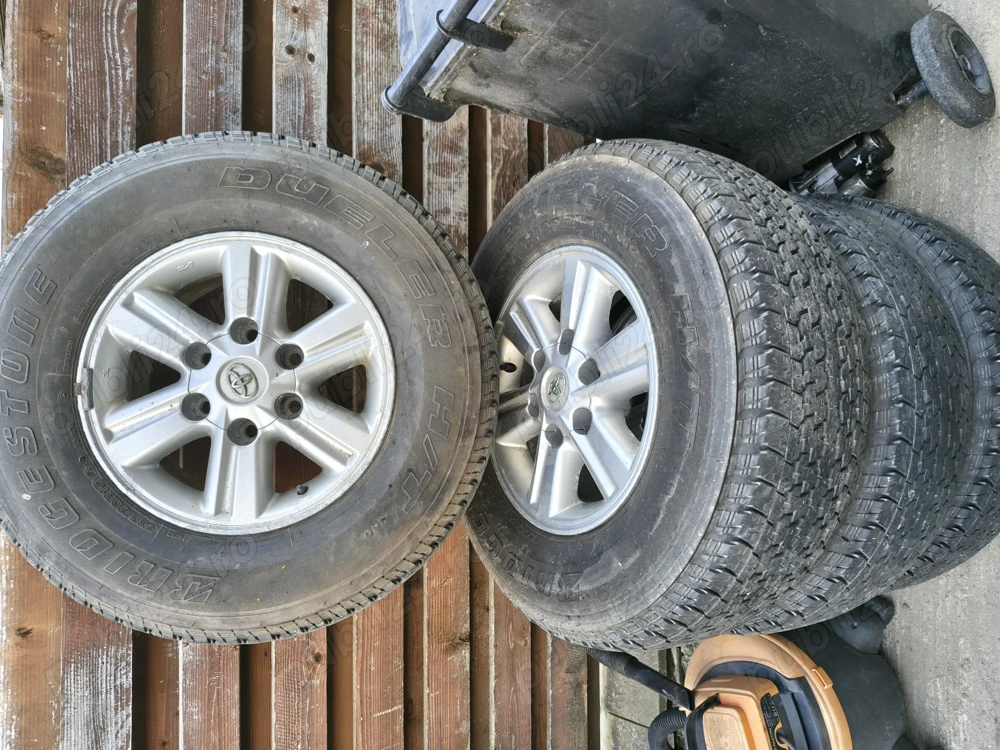 Jante aliaj originale Toyota Hillux/Land Cruiser R 15