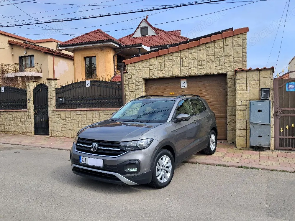 _ VOLKSWAGEN T-CROSS  _ _ 2021 _ Unic Proprietar [ 76 .000 Km ] Full Optiuni _ 115 Cp
