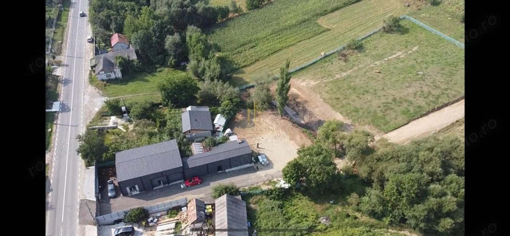 Hală industrială de vânzare – 300 mp utili | Teren 6.000 mp | Adâncata – DJ 29A