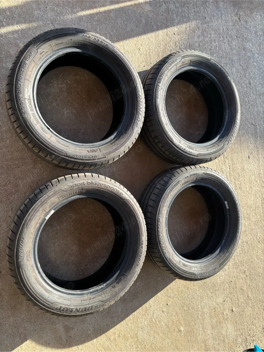 Vand cauciucuri de vara Dunlop 195 55 R15