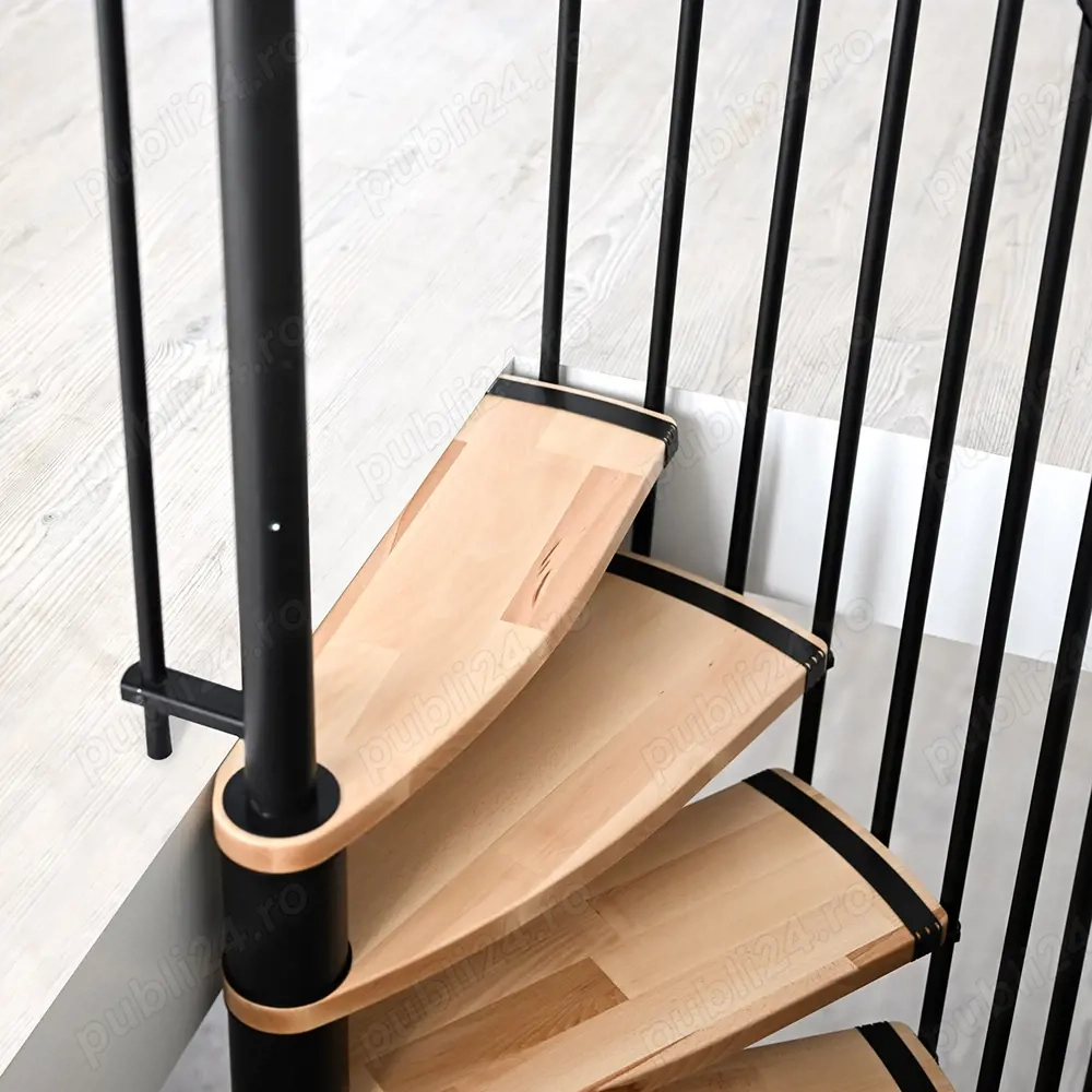 Scara interioara Quadro - structura metal + multiplex