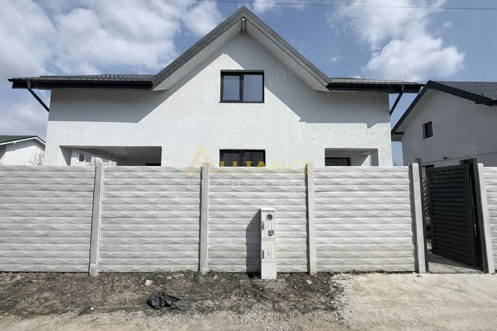 Vila individuala -4 camere 3 bai - teren 308mp