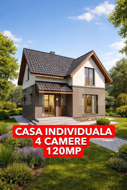Casă individuală 4 camere, 120 mp utili, teren 600 mp Urseni-Mosnita Noua