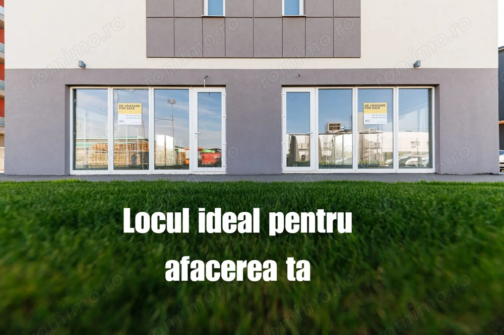 Spatii comerciale cu suprafete intre 60 - 153 mp - Comision 0%