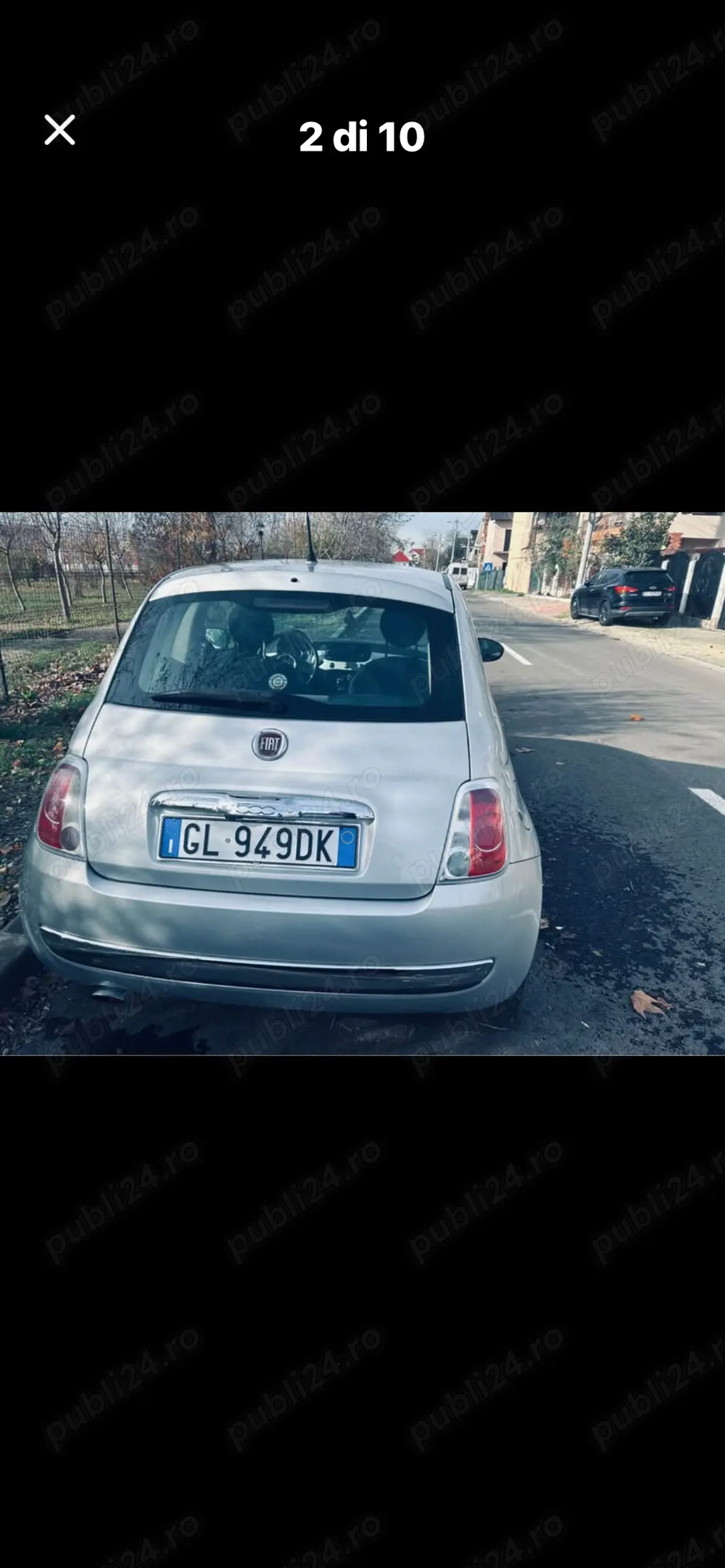 Vand auto Fiat 500 ( motor 1,2 benzină ) din 2008 recent adus în țară 