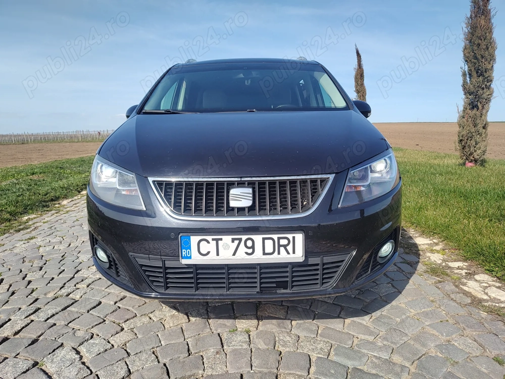 Seat alhambra 2.0 TDI 140 de cai automat DSG padele pe volan