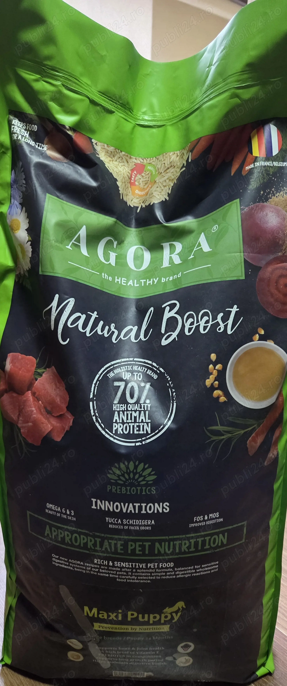  Hrană Premium AGORA  Vând Hrană Câini Agora - Greutate- 12kg - Sigilat