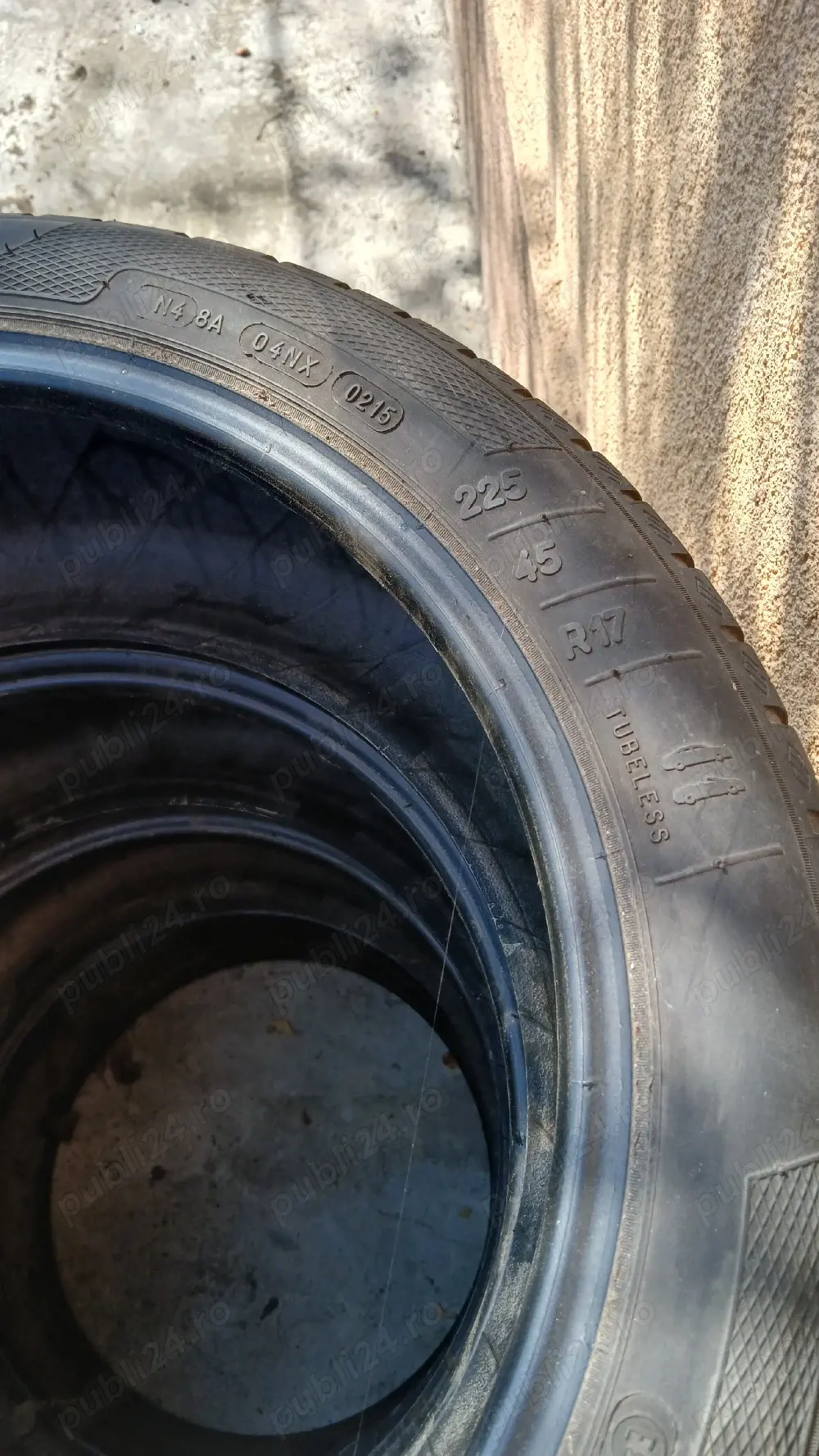 4 anvelope 225/55/17