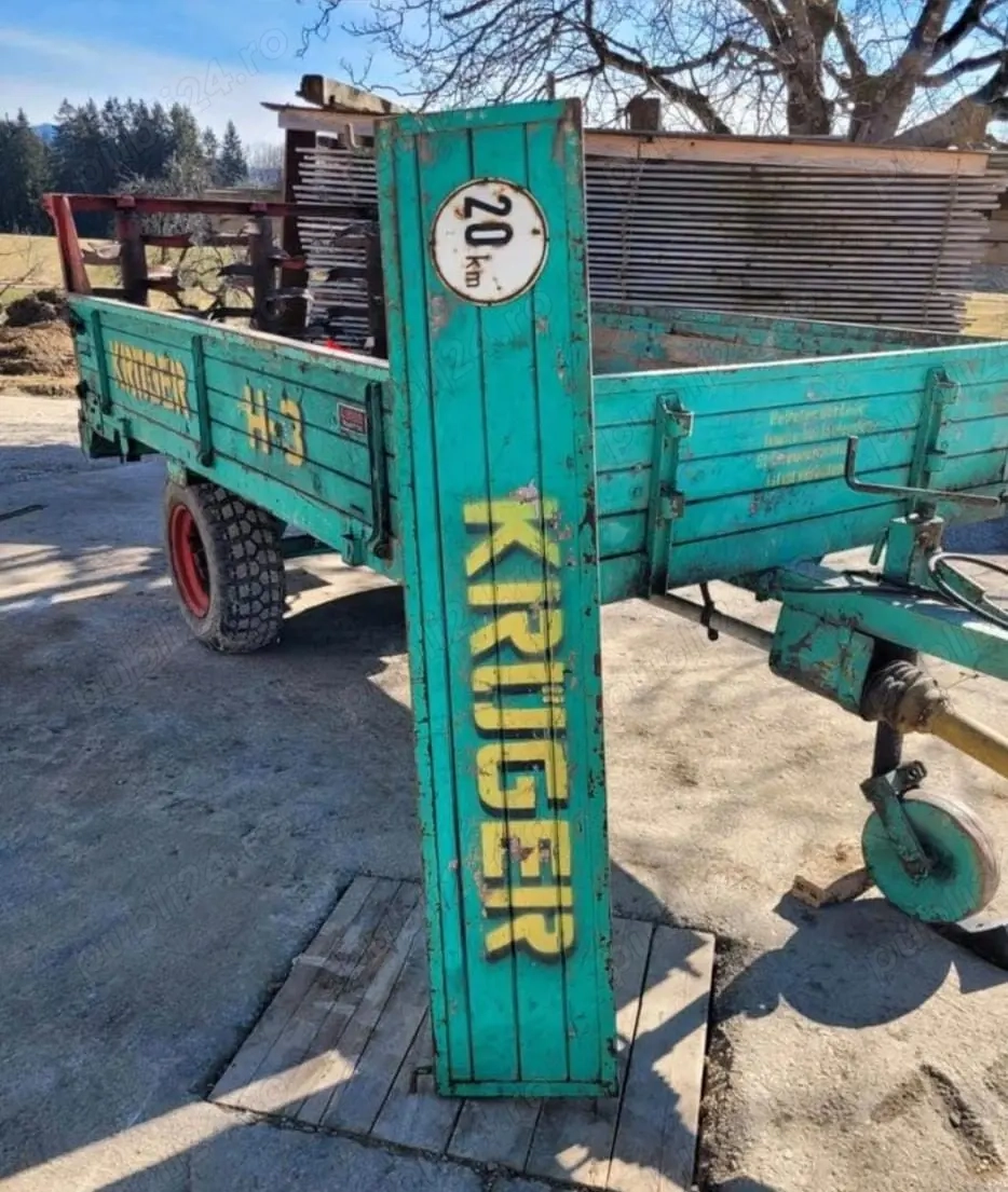 Vand remorca gunoi, mig gunoi.