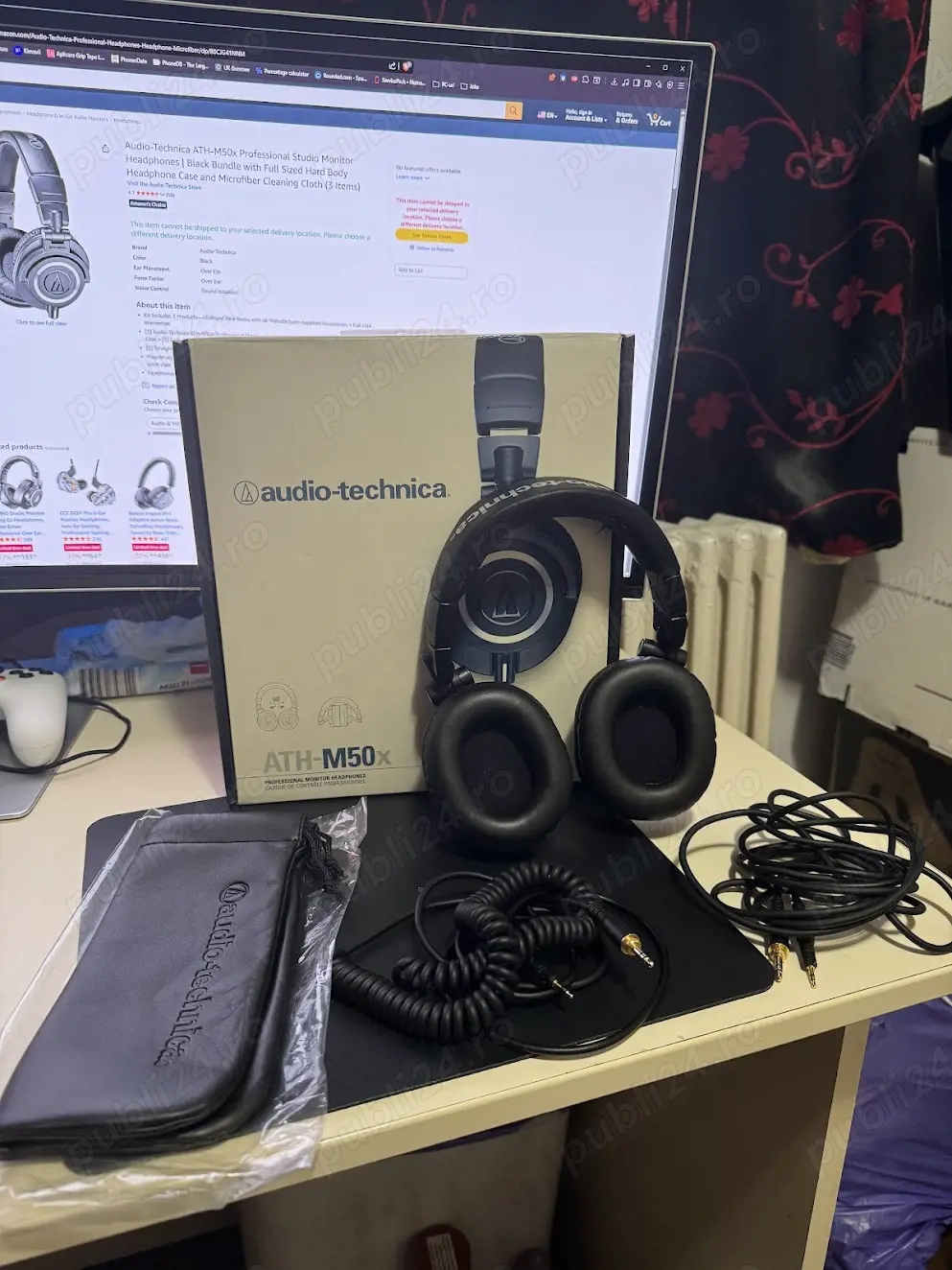 Casti Audio-Technica ATH-M50x