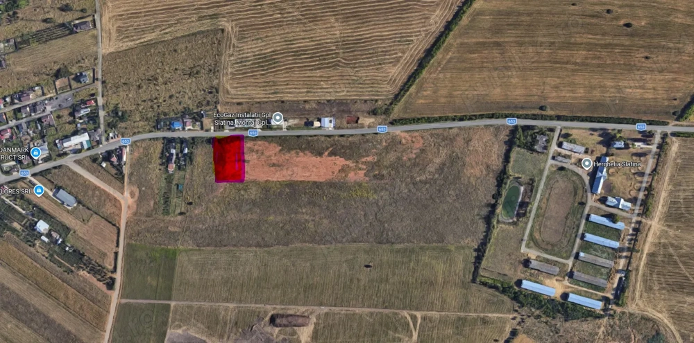 Vand 6200 mp teren intravilan pe str.Recea in Slatina jud.Olt