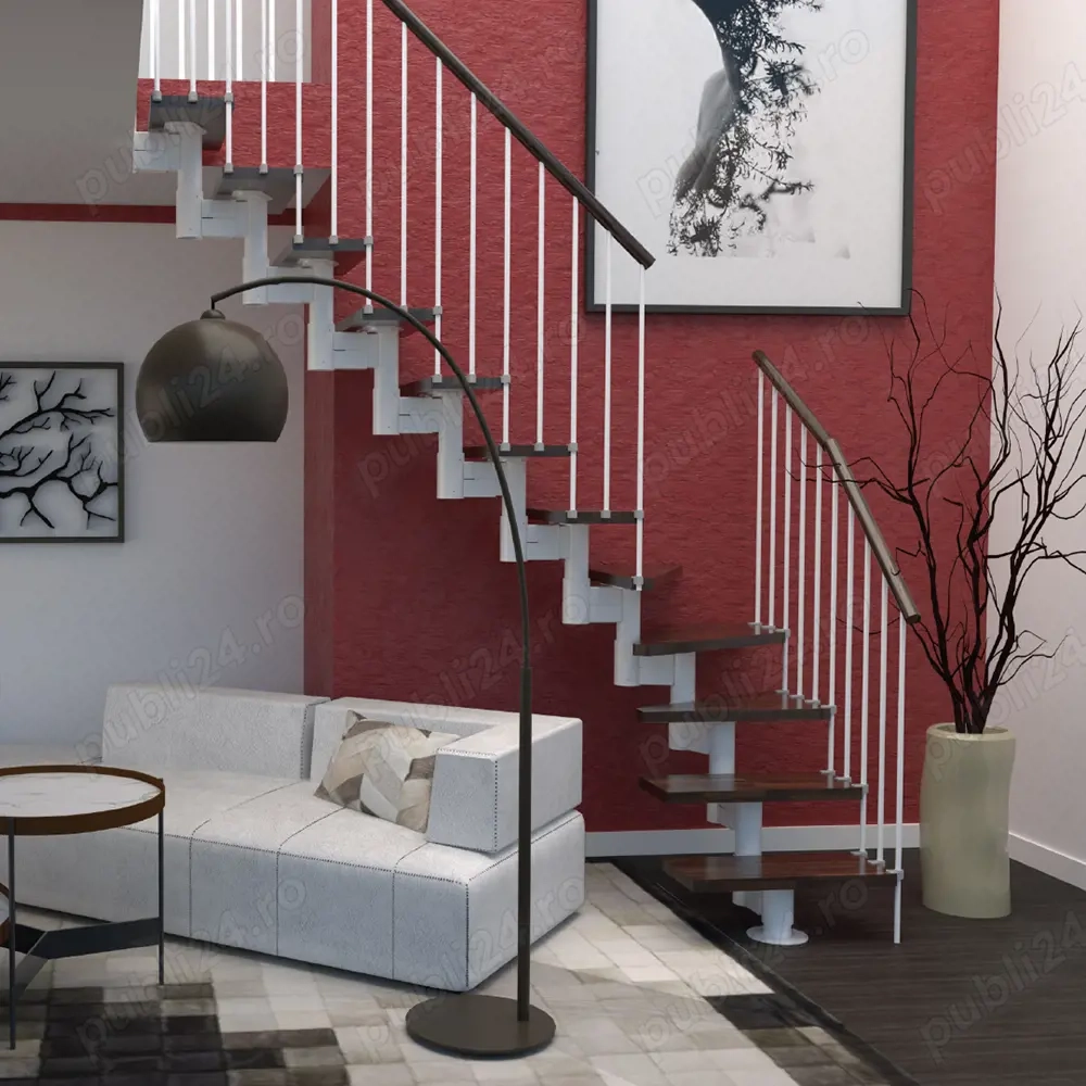 Scara interioara Manhattan - modulara, turnanta stg dr