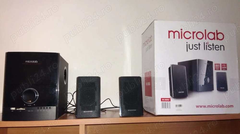 Boxe Microlab M-500U, 2.1, 40W RMS