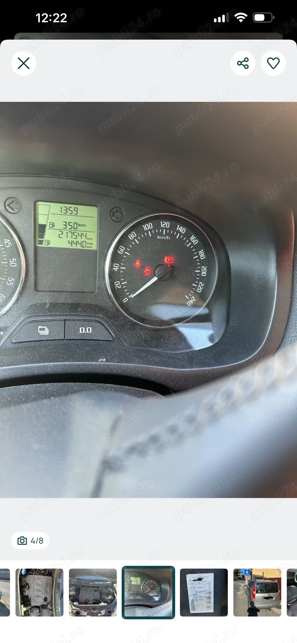 Skoda Roomster 1,6 motorina 104 cai