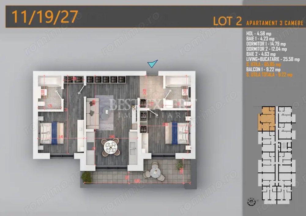 3 Camere Ideal Familie Comision 0%