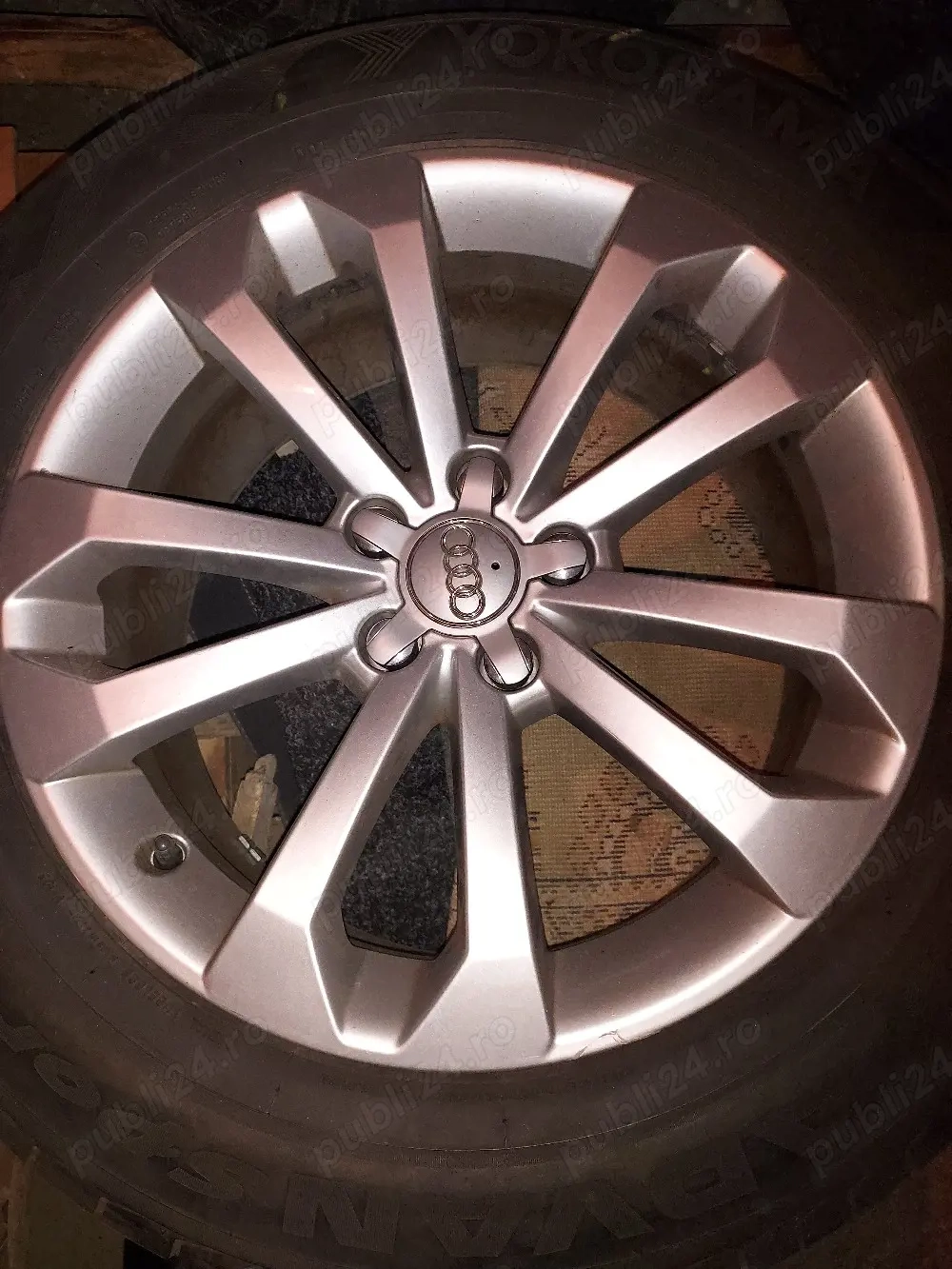 Set 4 jante aliaj cu anvelope vară