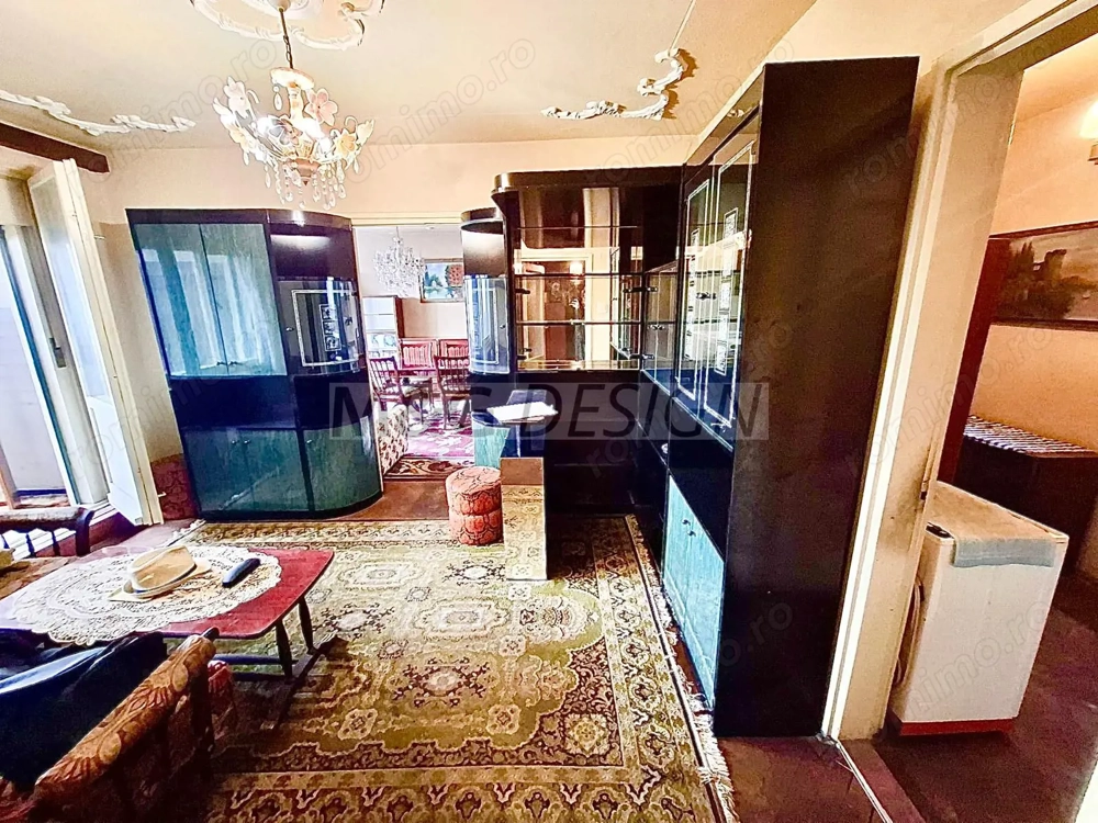 Central, 4 camere, 2 bai, 2baloane, centrala proprie
