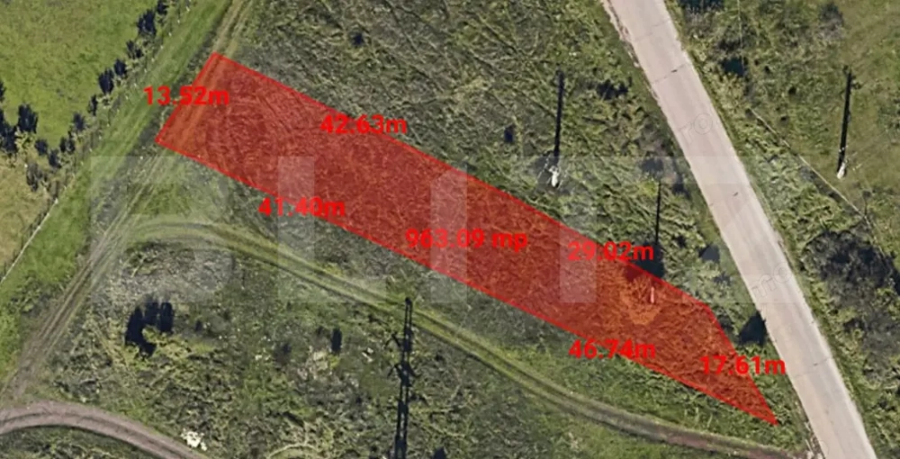 Exclusivitate! Teren intravilan 963 mp, 2 fronturi, View Panoramic-Dâmbul Rotund