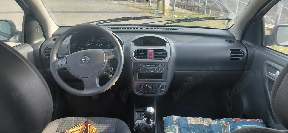 Opel Corsa C 1.2 benzina, 126500  km reali, AC, geamuri electrice