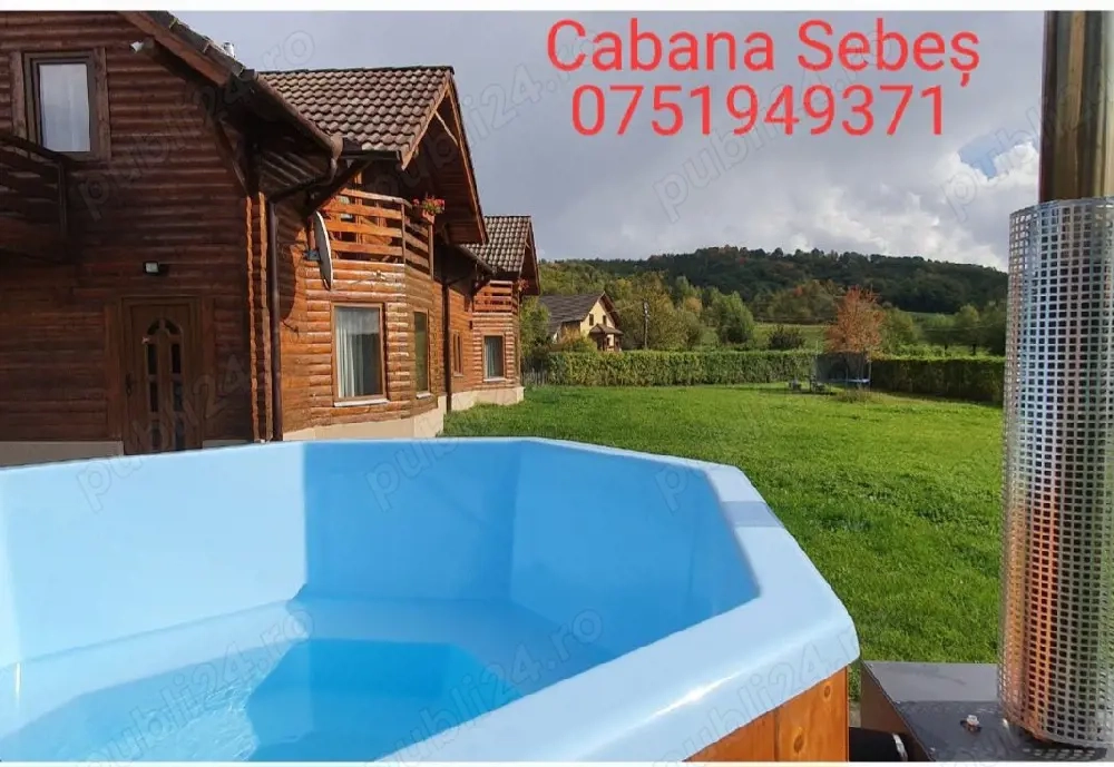 Cabane cu ciubar de închiriat 24 persoane 