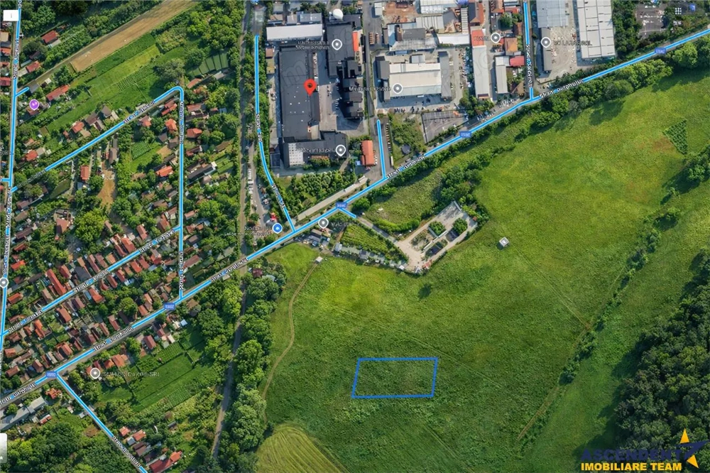 Teren intravilan, pe 5.800 mp, cu vedere frumoasa,in localitatea Reghin
