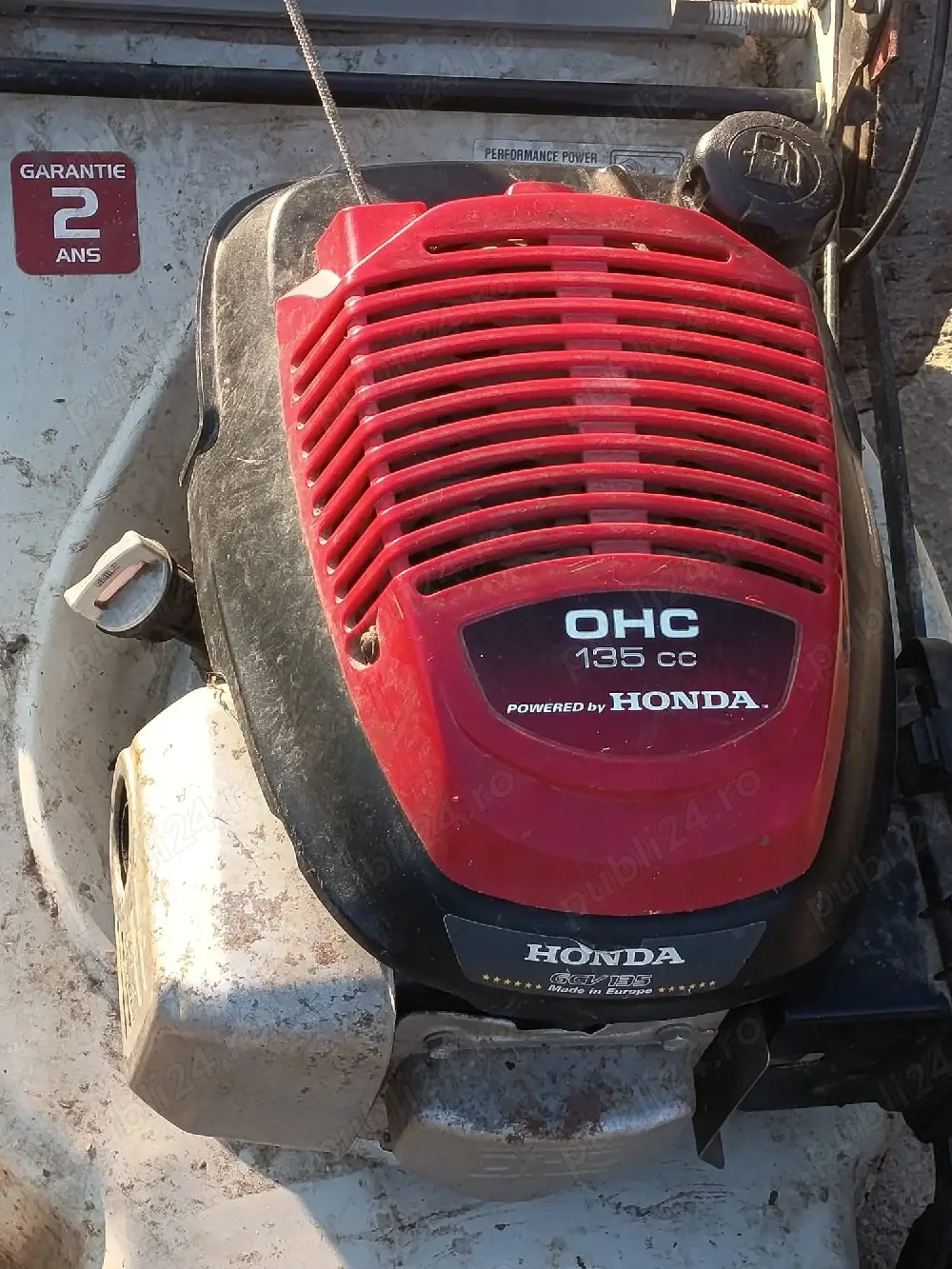 cositoare rotativa Cu 4 roți funcționează perfect 